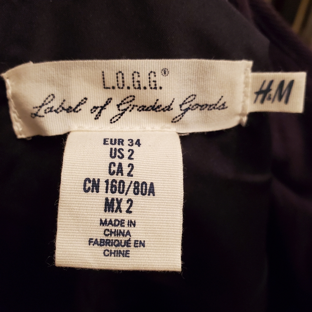 NWOT H&M navy quilted jacket - Picture 4 of 4